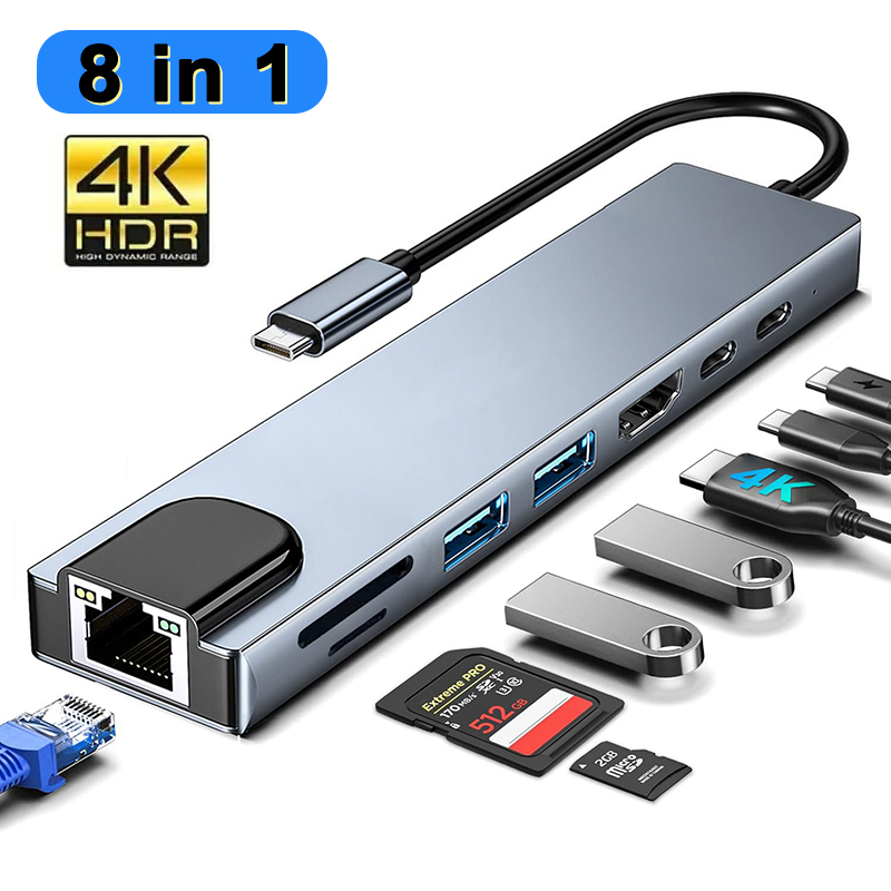 Hub USB Type C 8 en 1 pour Mac - Home Assistant Sd avis et prix