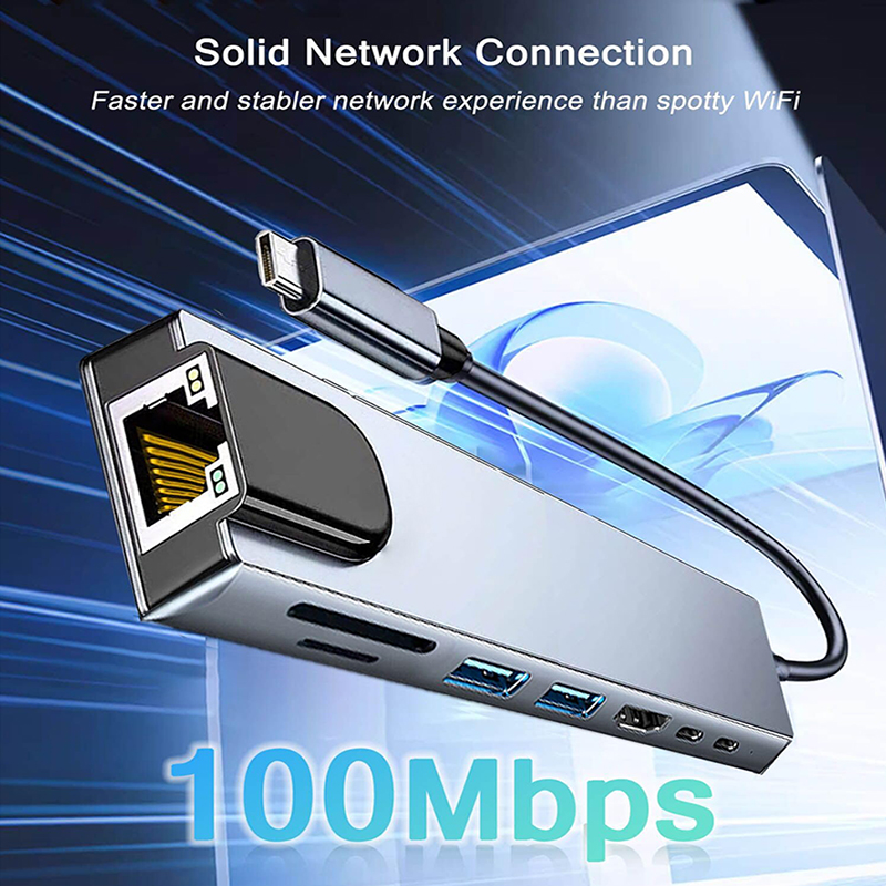 Hub USB Type C 8 en 1 pour Mac - Home Assistant Sd avis et prix