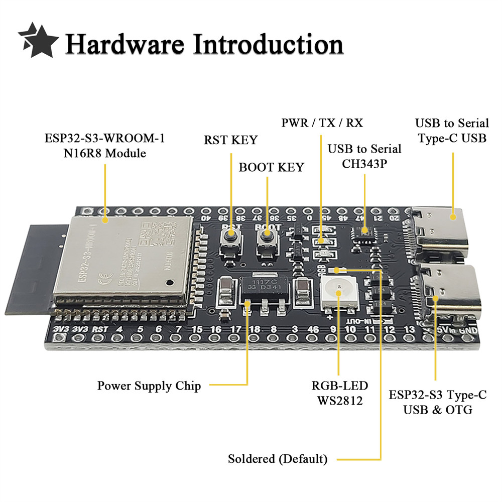Kit de développement ESP32-S3  - Keys Diy Home Automation Kit With Esp32 avis et prix