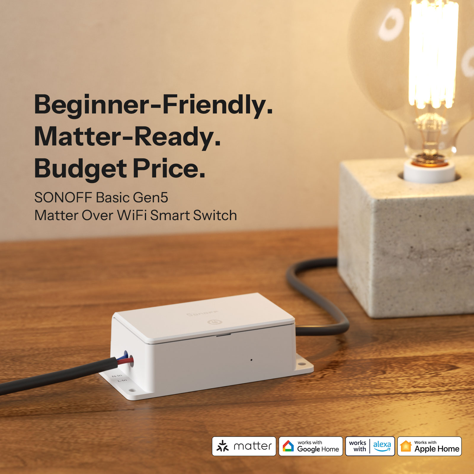 SONOFF Basic-1GS Gen5 Matter W - Sonoff Basic Switch avis et prix